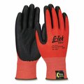 Fast Fans KEV Hi-Vis Seamless Yarn Knit Kevlar Gloves, Red & Black - 2XL FA3744822